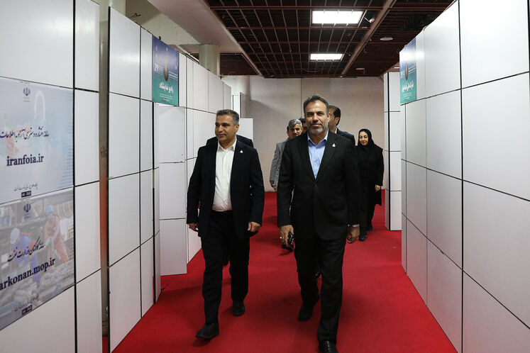 بازدید  غلامعباس حسینی، مدیرعامل مجتمع گاز پارس جنوبی از تحریریه رسانههای وزارت نفت