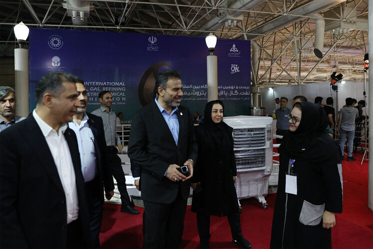 بازدید  غلامعباس حسینی، مدیرعامل مجتمع گاز پارس جنوبی از تحریریه رسانه‌های وزارت نفت