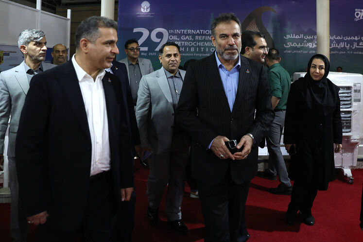 بازدید  غلامعباس حسینی، مدیرعامل مجتمع گاز پارس جنوبی از تحریریه رسانههای وزارت نفت