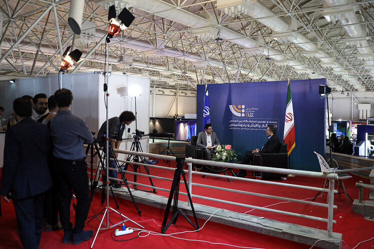 بازدید  غلامعباس حسینی، مدیرعامل مجتمع گاز پارس جنوبی از تحریریه رسانههای وزارت نفت