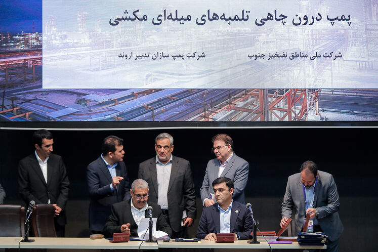 آیین امضای ۱۸ قرارداد و تفاهم‌نامه ساخت بار اول در صنعت نفت/ ۲