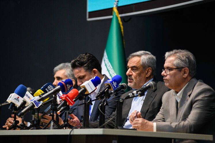 نشست خبری حمید بورد در بیست‌ونهمین نمایشگاه نفت