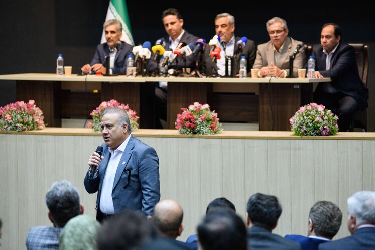 نشست خبری حمید بورد در بیست‌ونهمین نمایشگاه نفت