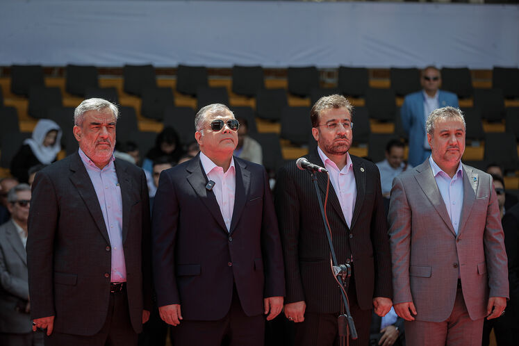 آیین آغاز دوباره عملیات حفاری اکتشافی در بخش کمعمق دریای خزر