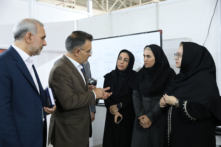 بازدید محمدرضا جولایی، مدیر هماهنگی و نظارت بر تولید شرکت ملی گاز ایران از شانا