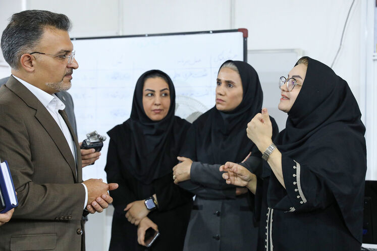 بازدید محمدرضا جولایی، مدیر هماهنگی و نظارت بر تولید شرکت ملی گاز ایران از شانا