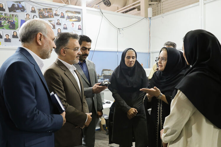 بازدید محمدرضا جولایی، مدیر هماهنگی و نظارت بر تولید شرکت ملی گاز ایران از شانا