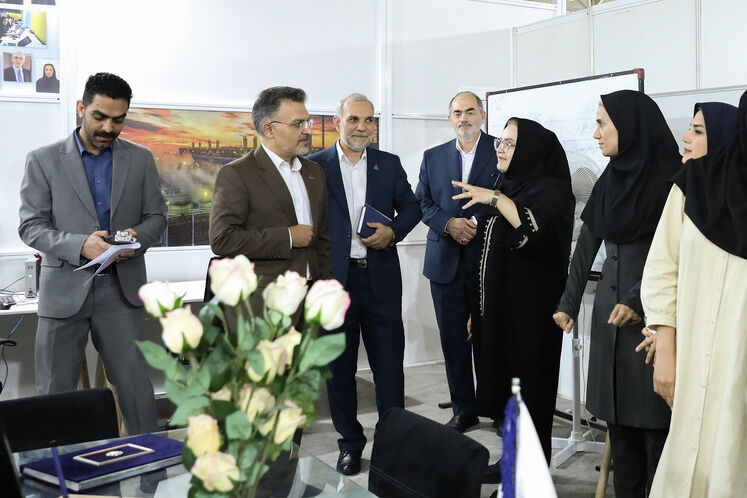 بازدید محمدرضا جولایی، مدیر هماهنگی و نظارت بر تولید شرکت ملی گاز ایران از شانا