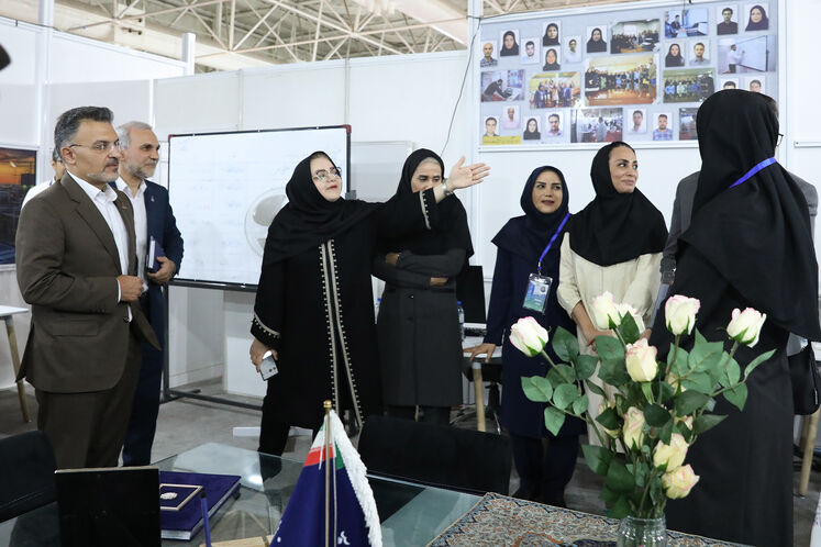 بازدید محمدرضا جولایی، مدیر هماهنگی و نظارت بر تولید شرکت ملی گاز ایران از شانا