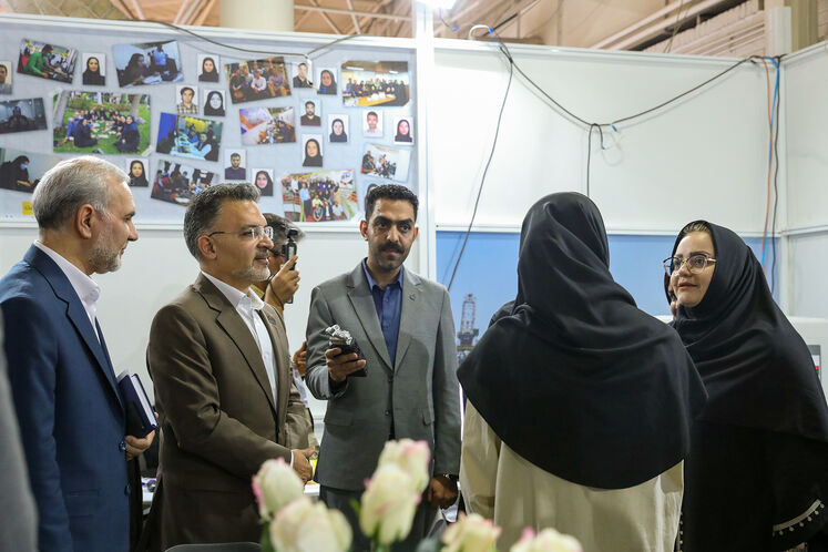 بازدید محمدرضا جولایی، مدیر هماهنگی و نظارت بر تولید شرکت ملی گاز ایران از شانا