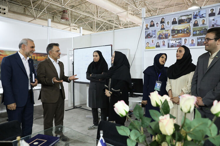 بازدید محمدرضا جولایی، مدیر هماهنگی و نظارت بر تولید شرکت ملی گاز ایران از شانا