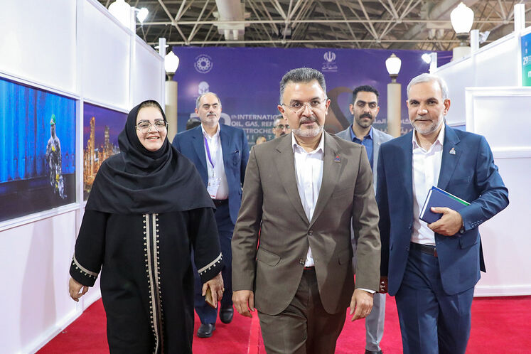 بازدید محمدرضا جولایی، مدیر هماهنگی و نظارت بر تولید شرکت ملی گاز ایران از شانا