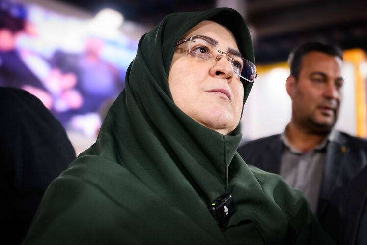 بازدید فاطمه مهاجرانی، سخنگوی دولت از بیست‌ونهمین نمایشگاه بین‌المللی نفت، گاز، پالایش و پتروشیمی