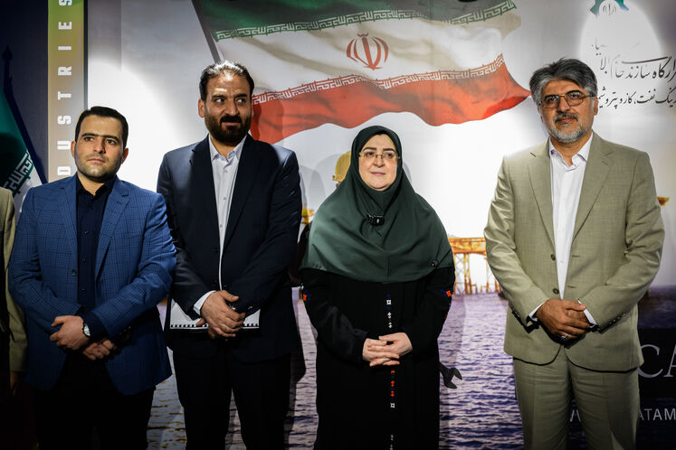 بازدید فاطمه مهاجرانی، سخنگوی دولت از بیست‌ونهمین نمایشگاه بین‌المللی نفت، گاز، پالایش و پتروشیمی