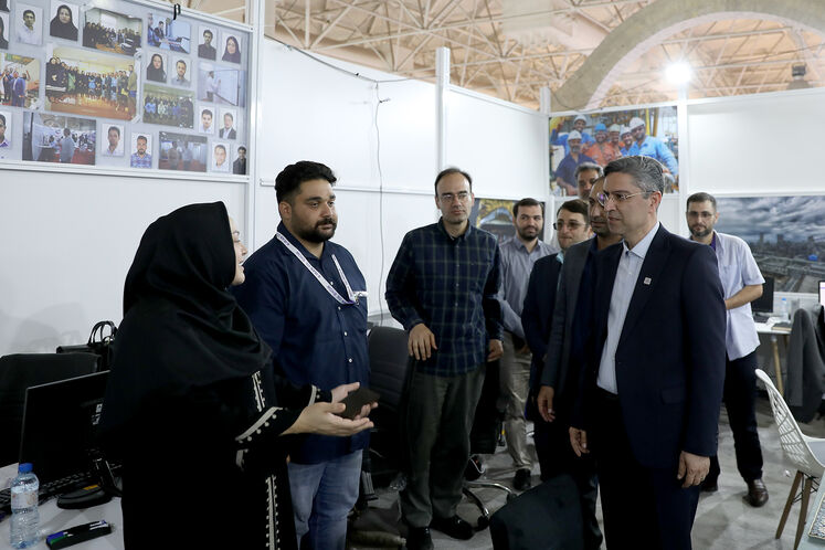 بازدید محمدرضا خسروی‌نیکو، سرپرست دانشگاه صنعت نفت از تحریریه رسانه‌های وزارت نفت