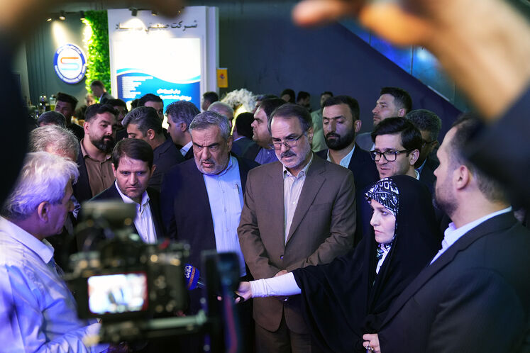 بازدید ذبیح الله خدائیان، رئیس سازمان بازرسی کل کشور  از بیست‌ونهمین نمایشگاه نفت ایران