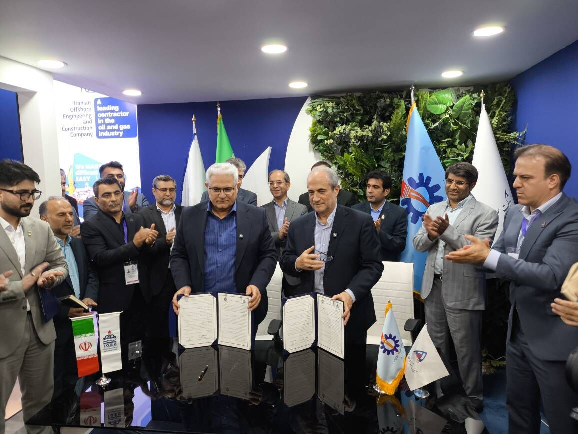 شرکت مهندسی و ساخت تأسیسات دریایی ایران ۲ تفاهم‌نامه همکاری امضا کرد
