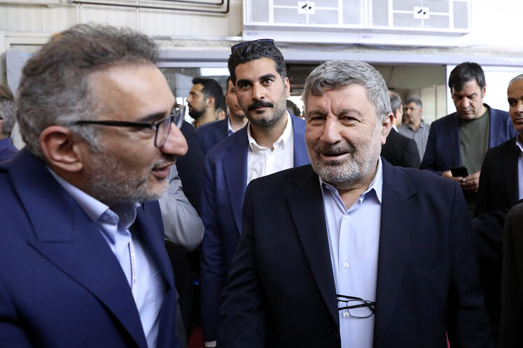 بازدید الیاس حضرتی، رئیس شورای اطلاع‌رسانی دولت از بیست‌ونهمین نمایشگاه بین‌المللی نفت، گاز، پالایش و پتروشیمی