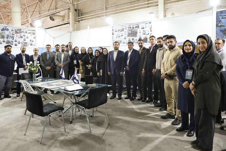 بازدید محمدحسین دانشفر، مدیرعامل شرکت نفت خزر از ستاد خبری وزارت نفت