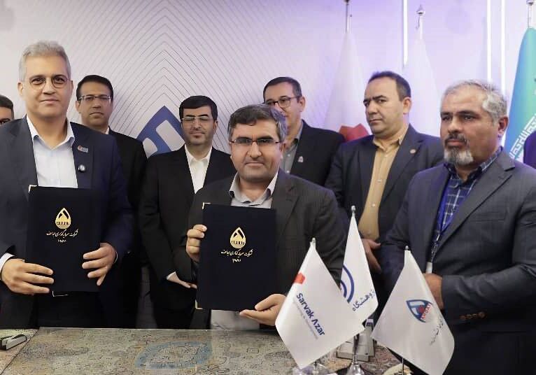 امضای قرارداد پژوهشگاه صنعت نفت و سروک آذر امضای قرارداد پژوهشگاه صنعت نفت و سروک آذر