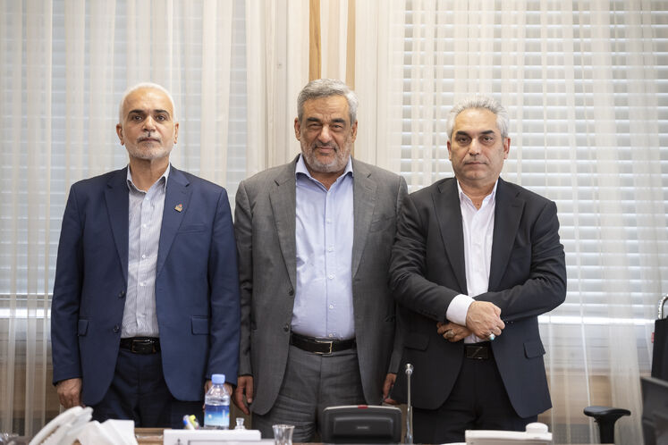 عبدالله عذاری، حمید بورد، مدیرعامل شرکت ملی نفت ایران و حمید دریس