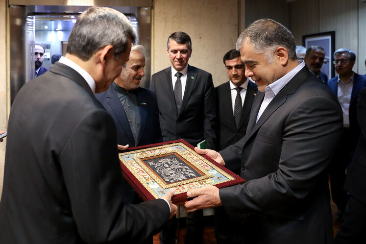 دیدار وزیر نفت با رشید مردوف، وزیر امور خارجه ترکمنستان