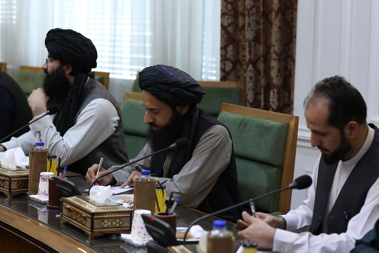 دیدار وزیر نفت با هدایت‌الله بدری، وزیر معادن و پترولیوم افغانستان