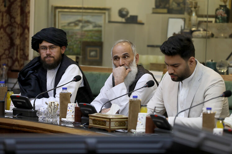 دیدار وزیر نفت با هدایت‌الله بدری، وزیر معادن و پترولیوم افغانستان