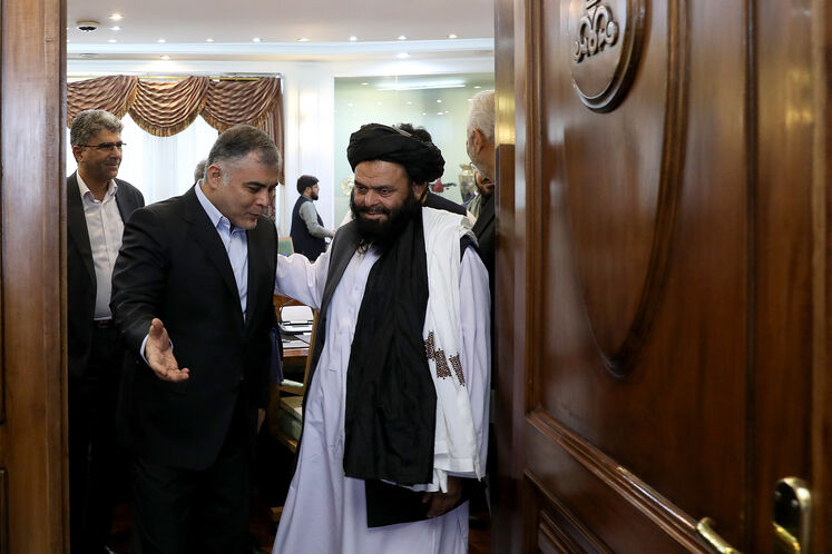 دیدار وزیر نفت با هدایت‌الله بدری، وزیر معادن و پترولیوم افغانستان