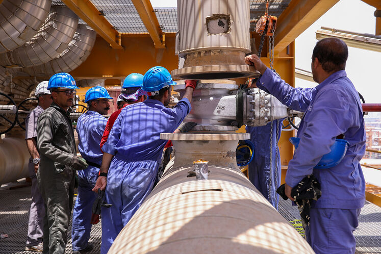 تعمیرات اساسی پالایشگاه نهم پارس جنوبی (فاز ۱۲)