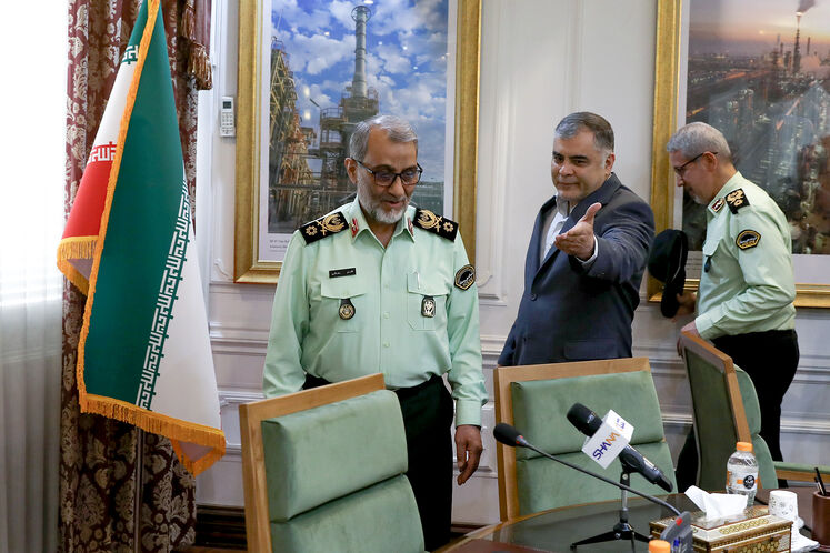 آیین معارفه رئیس یگان حفاظت و امنیت صنعت نفت