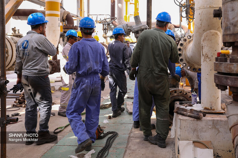 ۴۲ میلیون نفرساعت کار بدون حادثه در مجتمع گاز پارس جنوبی
