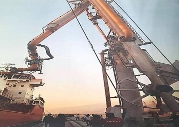 بازوی بارگیری کرایوژنیک ساخت داخل عملیاتی شد بازوی بارگیری کرایوژنیک ساخت داخل عملیاتی شد