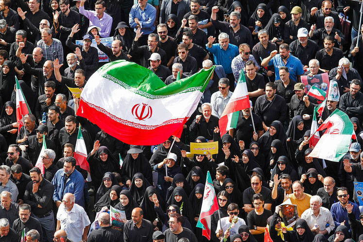 تشییع پیکر مطهر شهدای اقتدار در تهران