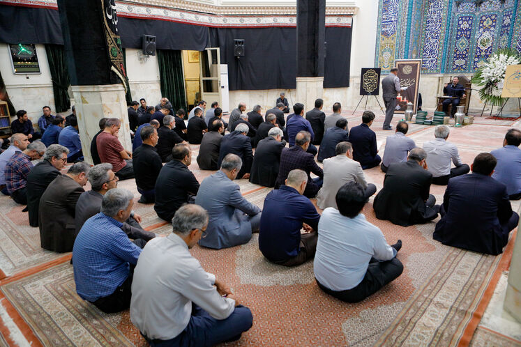 مراسم ترحیم بهجت سعیدیان، بانوی شهید صنعت نفت