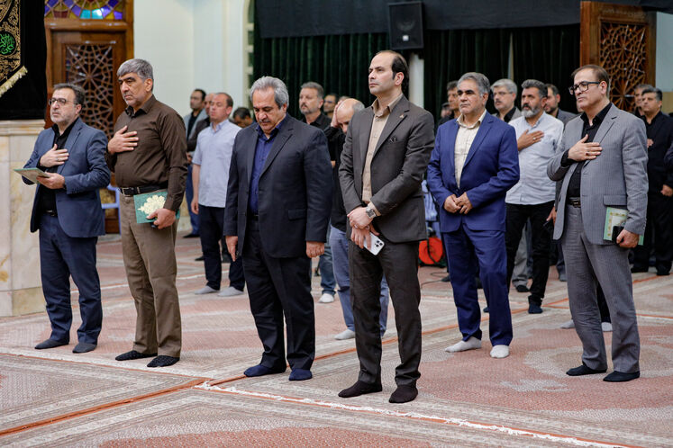 مراسم ترحیم بهجت سعیدیان، بانوی شهید صنعت نفت