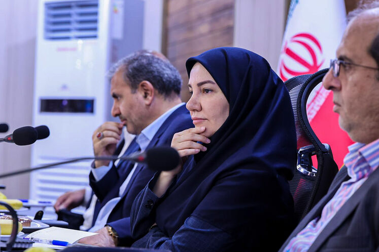 بررسی مطالبات کارکنان عملیاتی پارس جنوبی با حضور صدیقه خزائی، معاون وزیر نفت
