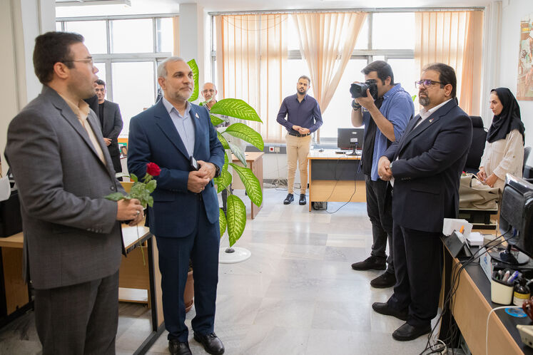 بازدید سعید توکلی، مدیرعامل شرکت ملی گاز ایران از رسانه‌های روابط عمومی وزارت نفت