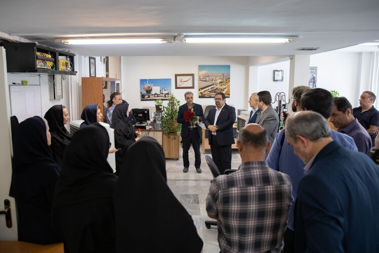 بازدید سعید توکلی، مدیرعامل شرکت ملی گاز ایران از رسانه‌های روابط عمومی وزارت نفت