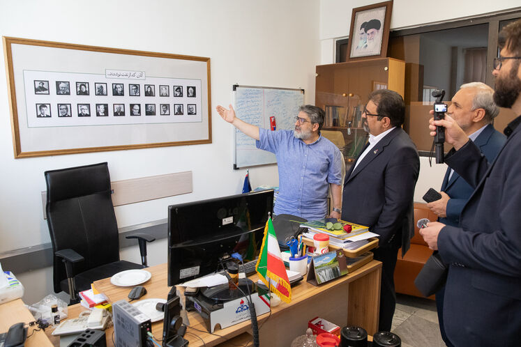 بازدید سعید توکلی، مدیرعامل شرکت ملی گاز ایران از رسانه‌های روابط عمومی وزارت نفت