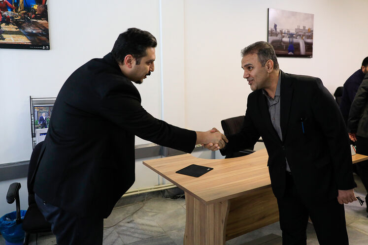 بازدید مسعود رحیمی، مدیرکل بازرسی، نظارت بر عملکرد و رسیدگی به شکایات وزارت نفت از رسانه‌های روابط عمومی وزارت نفت