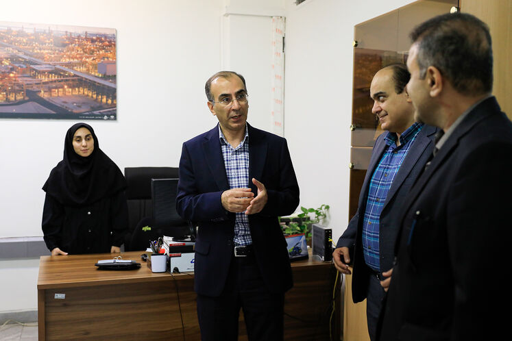 بازدید مسعود رحیمی، مدیرکل بازرسی، نظارت بر عملکرد و رسیدگی به شکایات وزارت نفت از رسانه‌های روابط عمومی وزارت نفت