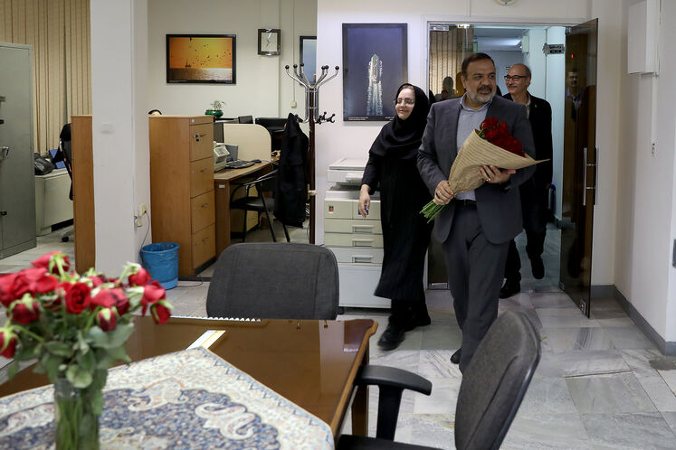 بازدید مجید بوجارزاده، مدیرکل روابط عمومی وزارت نفت از رسانه‌های وزارت نفت