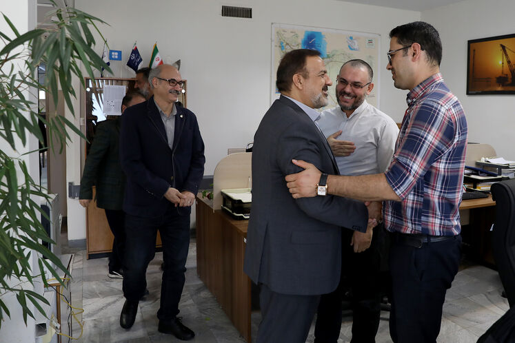 بازدید مجید بوجارزاده، مدیرکل روابط عمومی وزارت نفت از رسانه‌های وزارت نفت