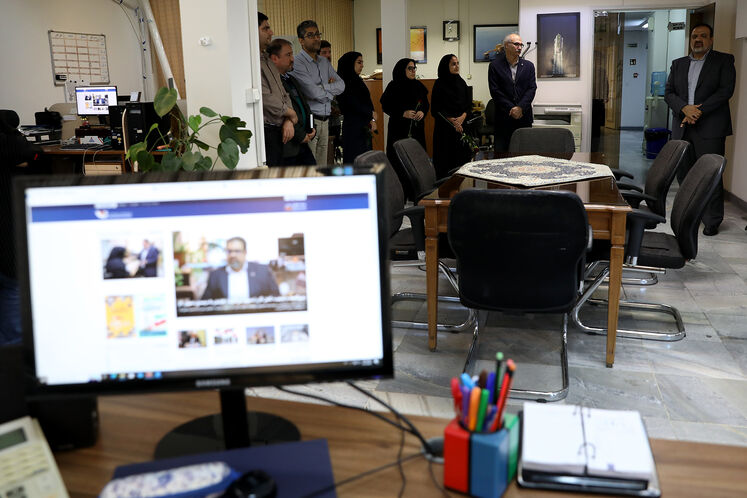 بازدید مجید بوجارزاده، مدیرکل روابط عمومی وزارت نفت از رسانه‌های وزارت نفت