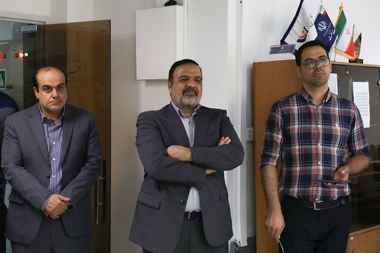 بازدید مجید بوجارزاده، مدیرکل روابط عمومی وزارت نفت از رسانه‌های وزارت نفت