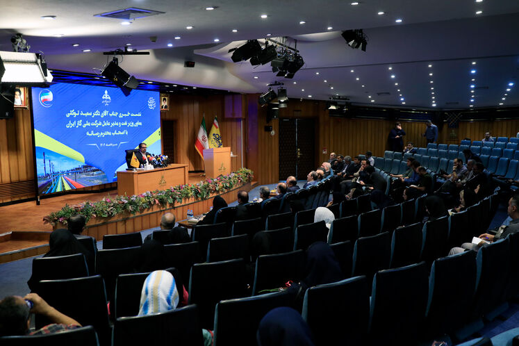 نشست خبری سعید توکلی، مدیرعامل شرکت ملی گاز ایران