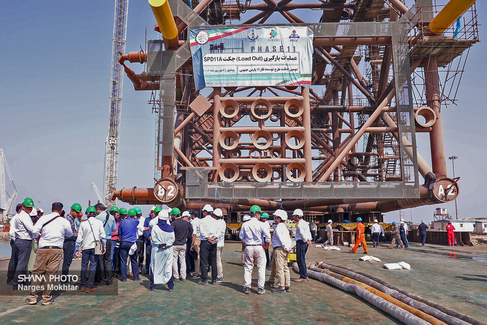 Iran aims to boost output from SP with Phase 11’s second jacket Iran aims to boost output from SP with Phase 11’s second jacket