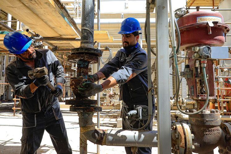 تعمیرات اساسی پالایشگاه گاز ایلام