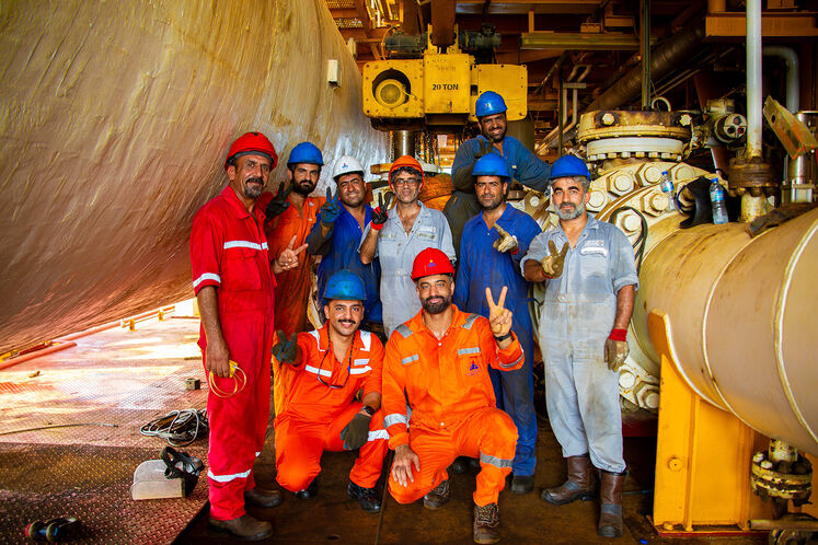 تعمیرات اساسی سکوی SPD11 پارس جنوبی